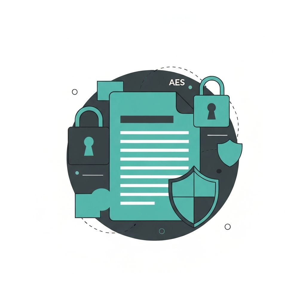 Secure Encrypted Storage illustration